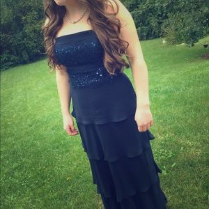 Mother of the groom strapless dress